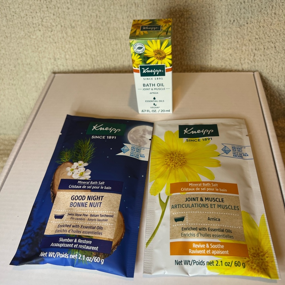 Kneipp Arnica Herbal Bath, BATH OIL, MINERAL BATH SALT,